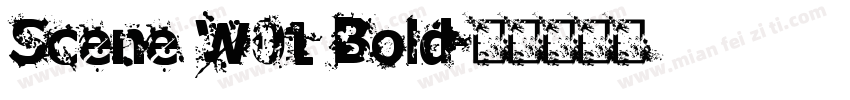 Scene W01 Bold字体转换